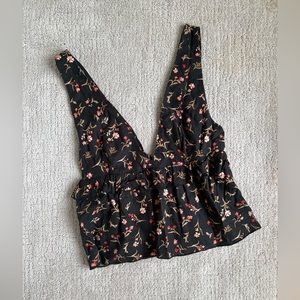 Urban Outfitters Deep V Babydoll Tank Top Small